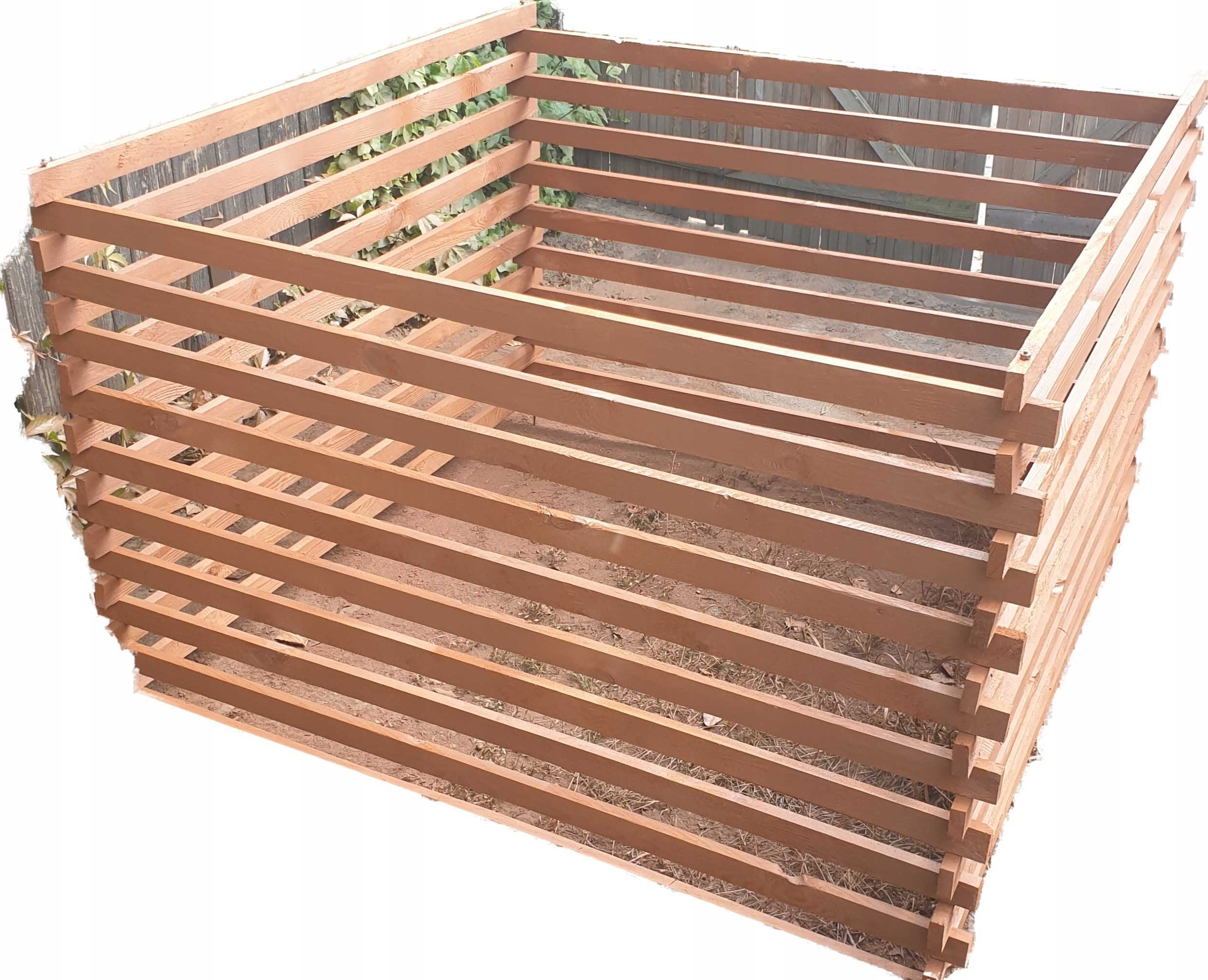Kompostownik drewniany 1000 l – teak