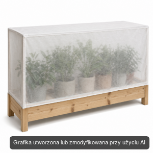 Balkonowa stacja zimowania roślin 120 × 55 × 130 cm