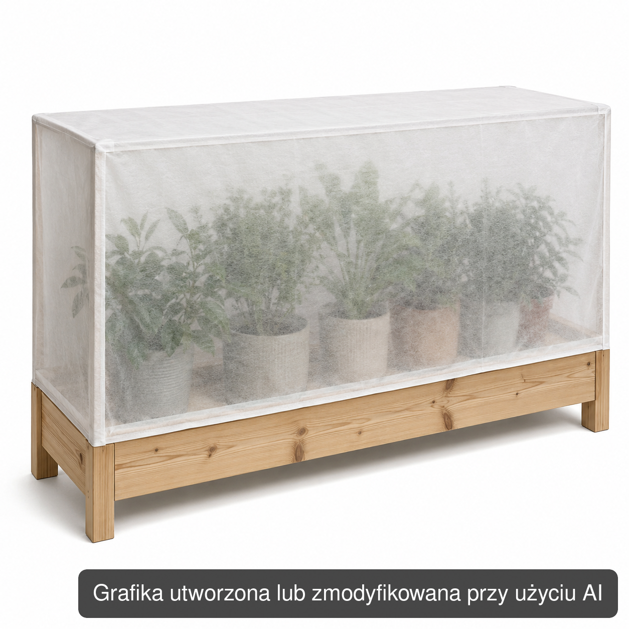 Balkonowa stacja zimowania roślin 120 × 55 × 130 cm