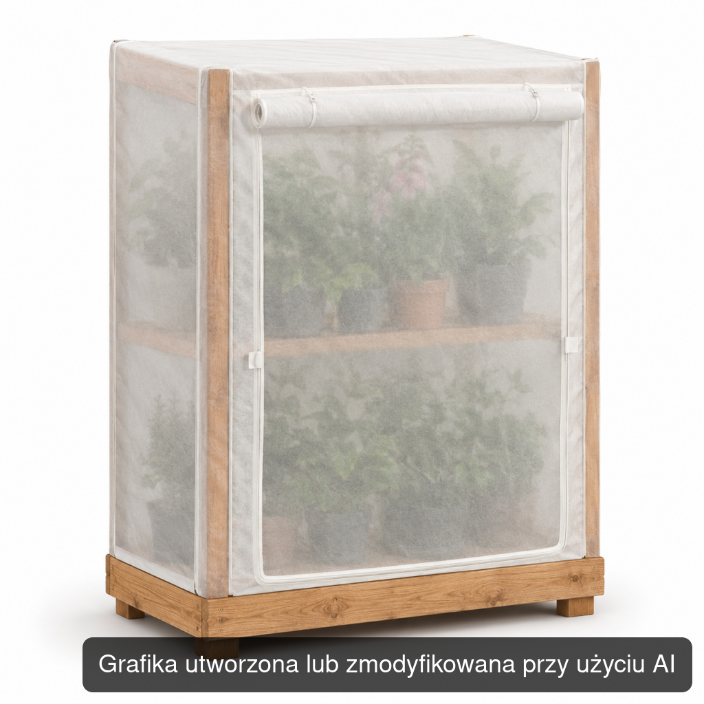 Drewniana stacja ochronna 4 pory roku 100 × 60 × 120 cm