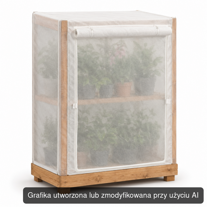 Drewniana stacja ochronna 4 pory roku 100 × 60 × 120 cm