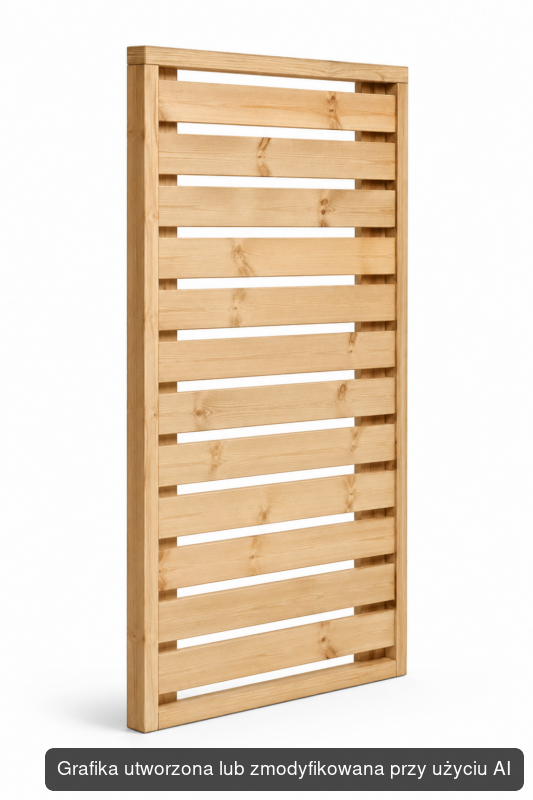 Dodatkowy drewniany moduł boczny do maskownicy 70–110 cm