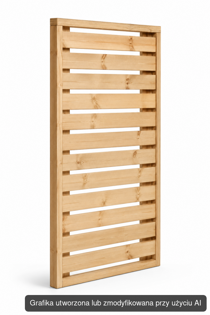 Dodatkowy drewniany moduł boczny do maskownicy 70–110 cm