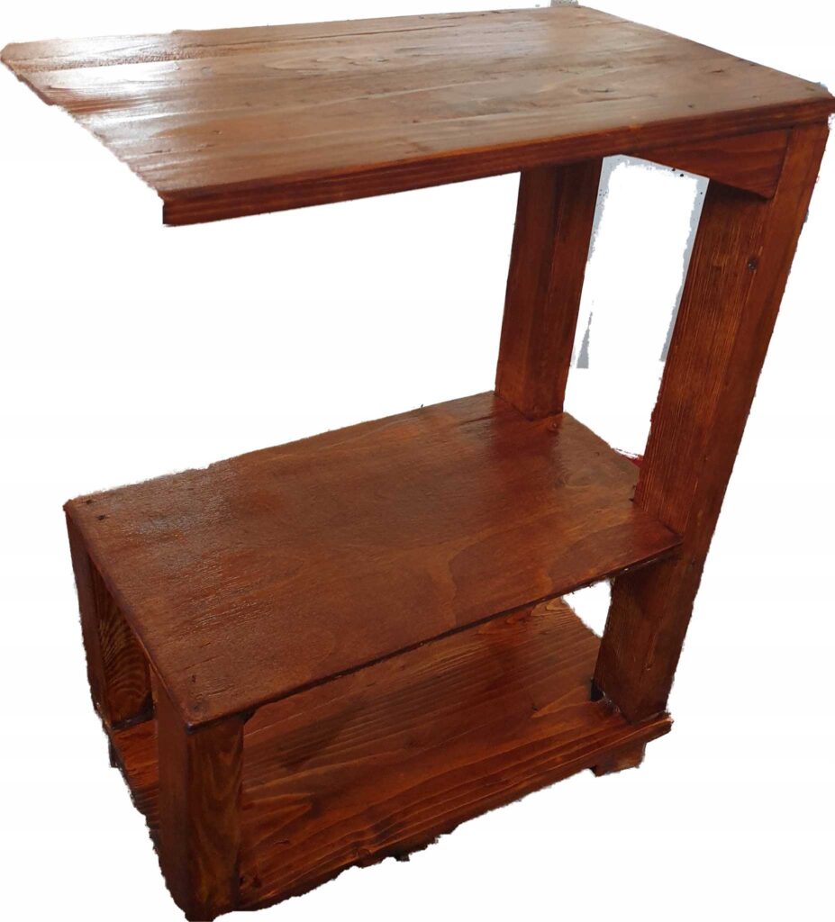 Stolik drewniany RTV 45 × 23 × 55 cm