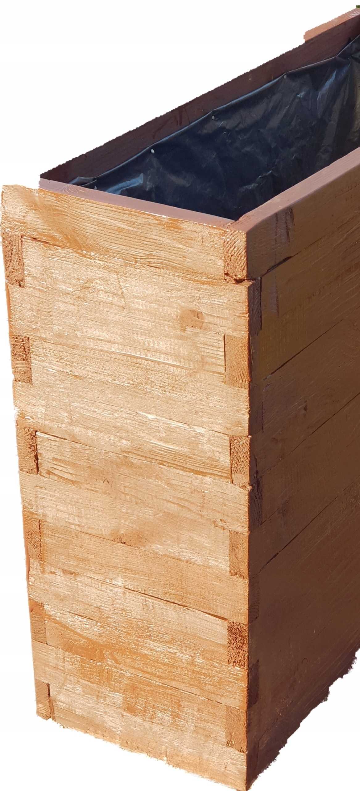 Osłonka drewniana 50 × 50 × 50 cm – teak
