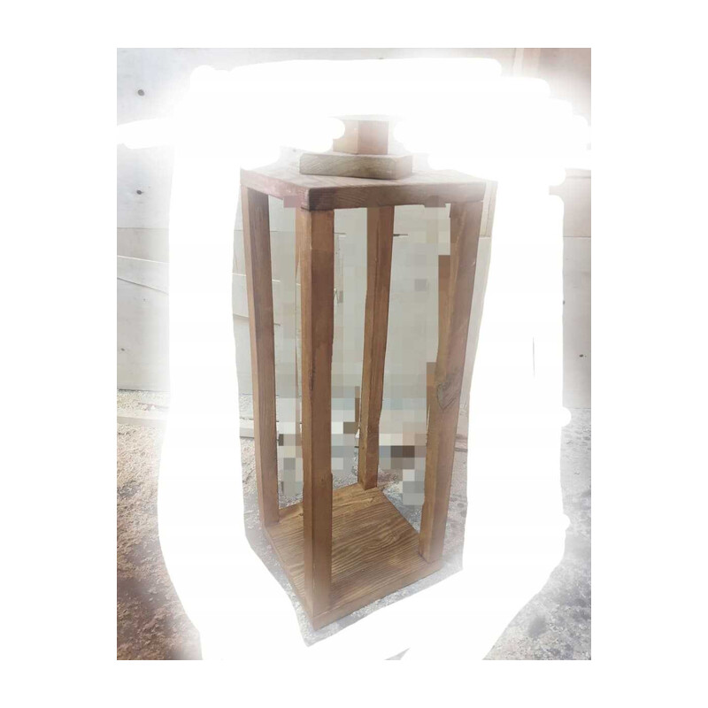 Latarnia lampion rustykalny 15 × 15 × 30 cm