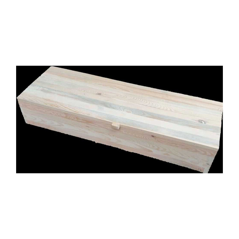 Skrzynia drewniana do przechowywania 100 × 35 × 35 cm