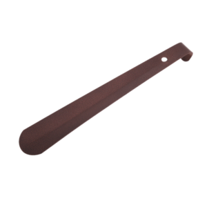 Łyżka do butów metalowa 26 cm brązowa