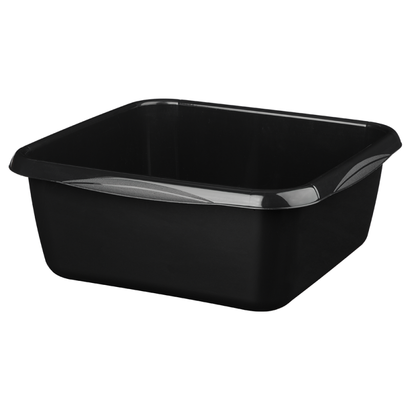 Miska kwadratowa MOLLY 11 l / 35 × 35 cm antracyt