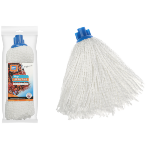 Mop z mikrofibry AFRICANA biały
