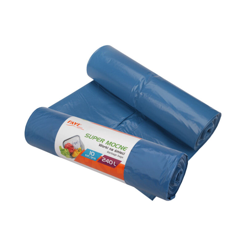 Worki na śmieci 240 l 120 × 150/10 szt. LDPE