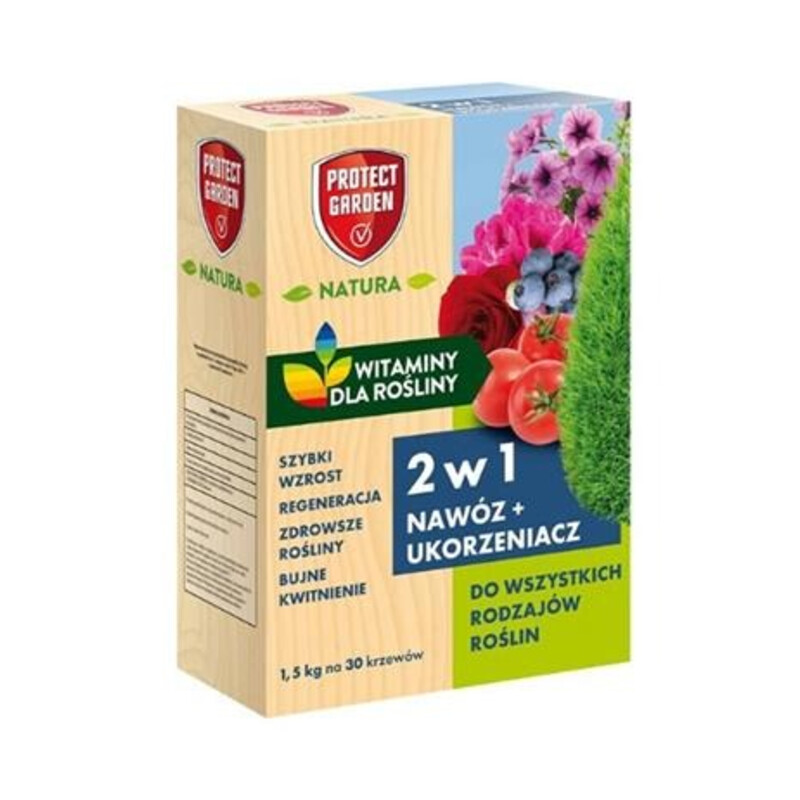 Protect garden natura nawóz i ukorzeniacz 8x1.5 kg box pl