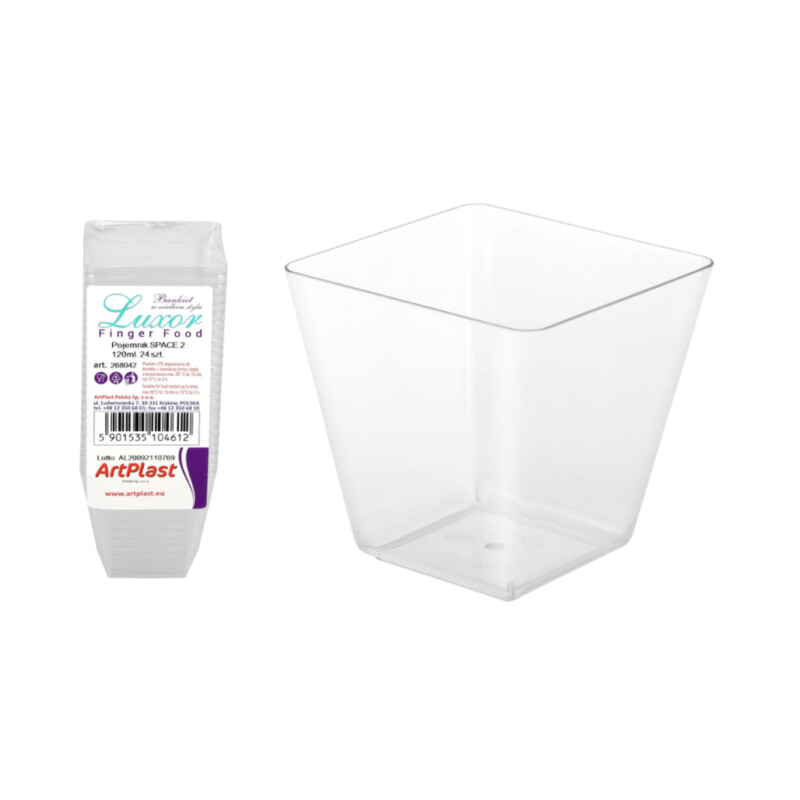 Pojemniki Finger Food SPACE 120 ml – 24 szt.
