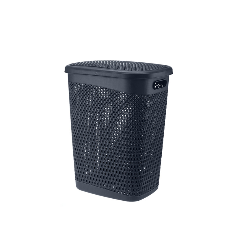 Kosz na bieliznę ORION 55 l szary