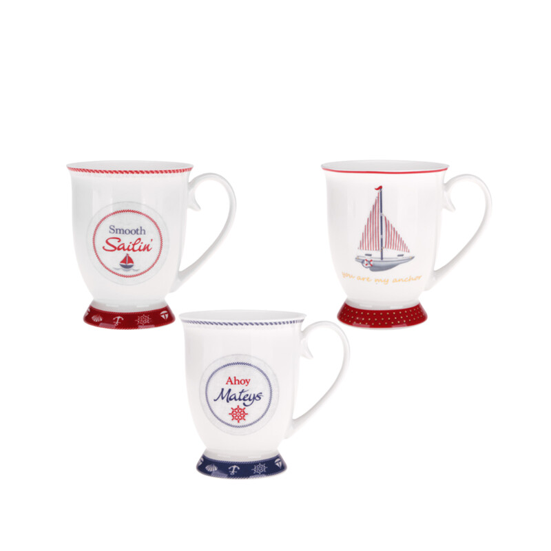 Kubek SEA 300 ml z porcelany Bone