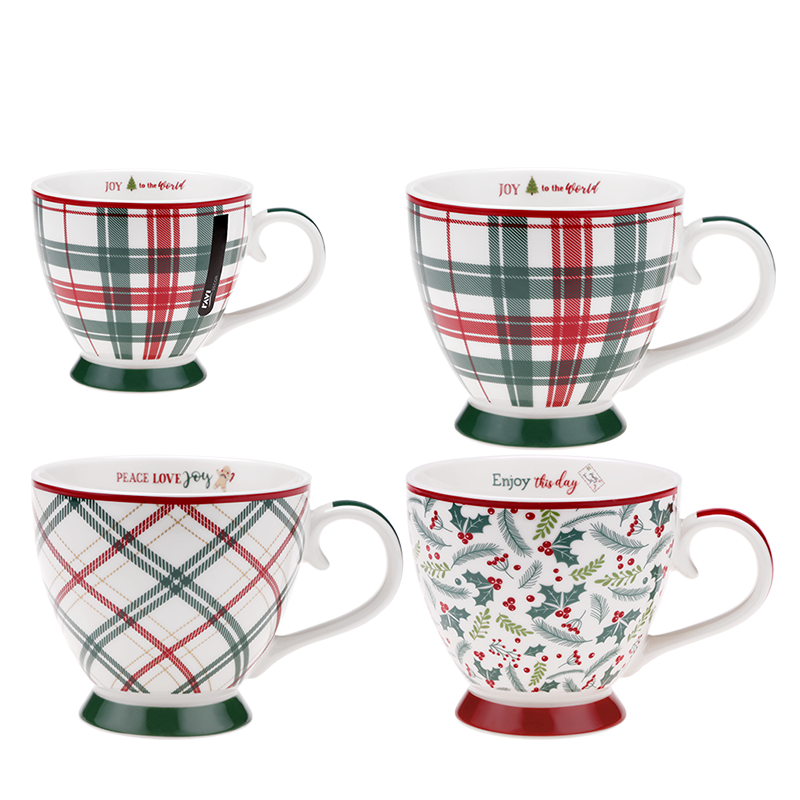 Kubek CHRISTMAS 400 ml z porcelany New Bone