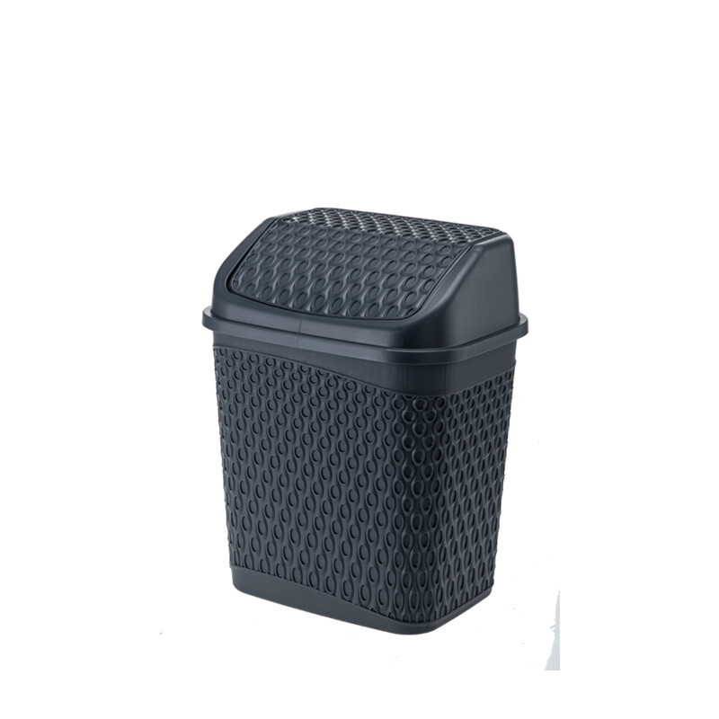 Kosz na śmieci uchylny ORION 6,2 l szary