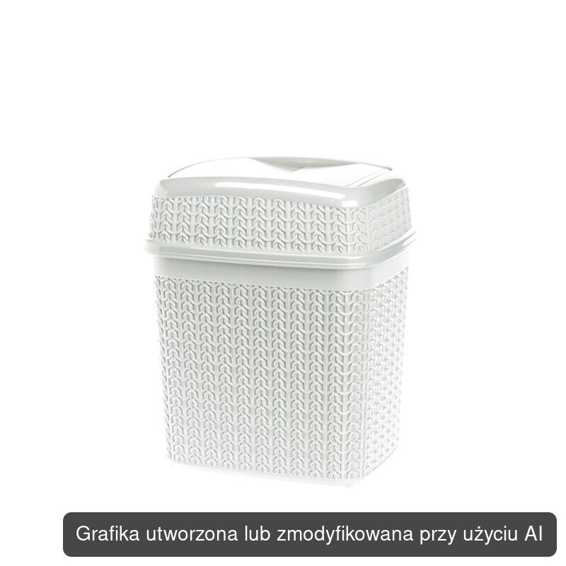 Kosz na śmieci uchylny WILLOW 5 l biały