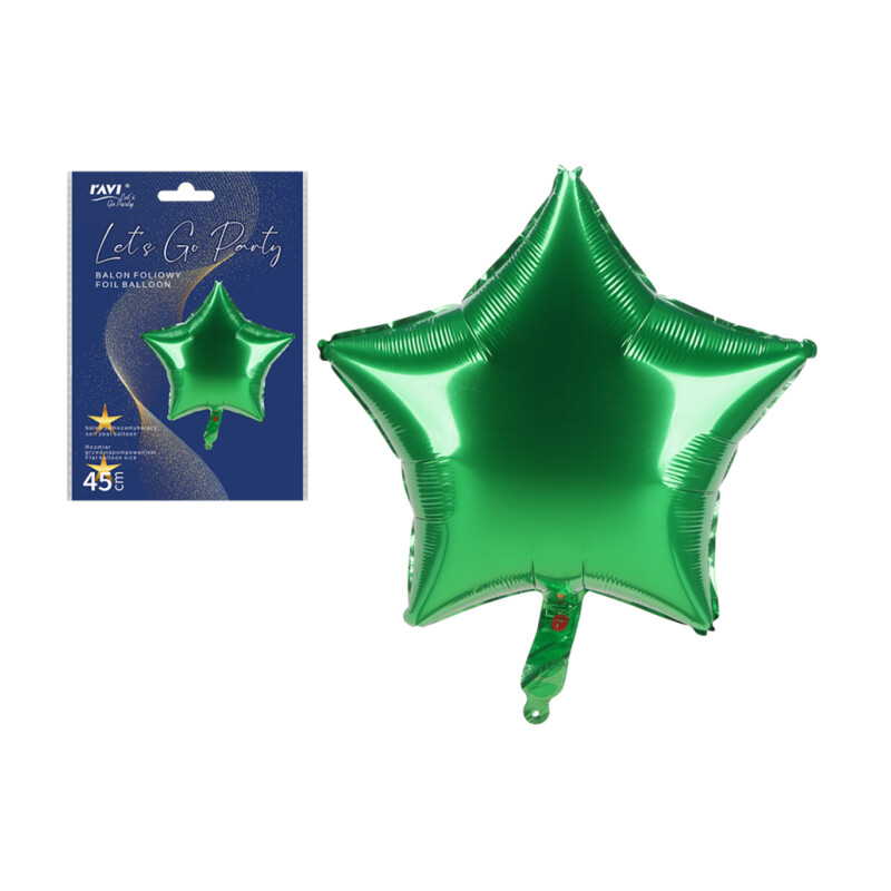 LGP Balon foliowy STAR green
