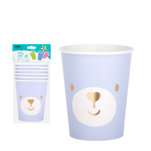 LGP Kubki papierowe Blue Bear 270 ml / 6 szt., art.