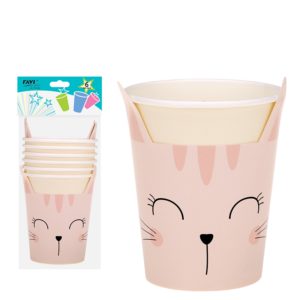LGP Kubki papierowe Kitty 270 ml / 6 szt., art.