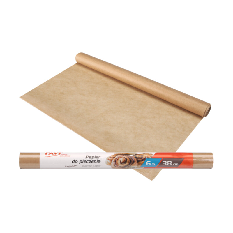 Papier do pieczenia brązowy 6mx38 cm rolka