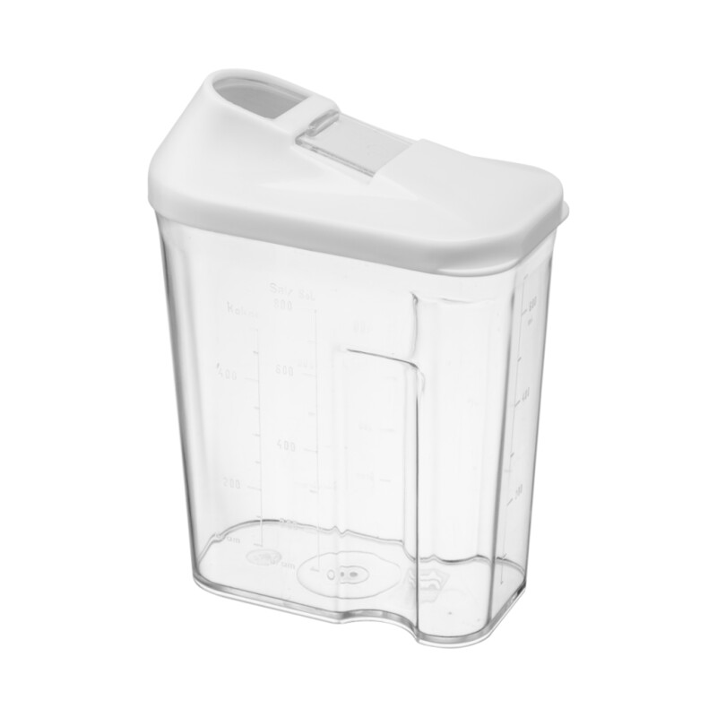 Pojemnik na artykuły sypkie HUGO 0,75 l biały