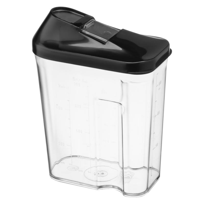 Pojemnik na artykuły sypkie HUGO 0,75 l czarny