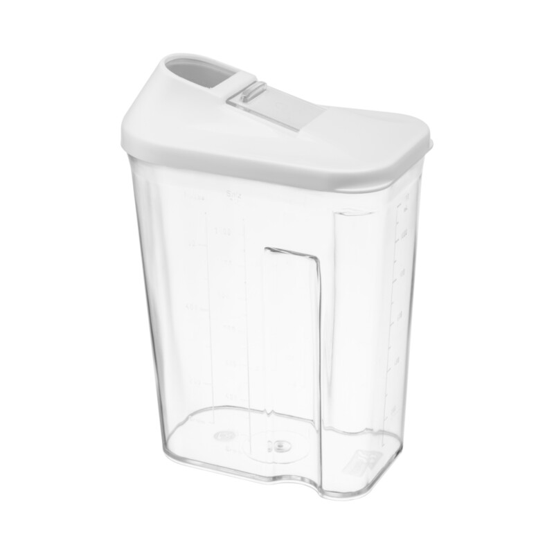 Pojemnik na artykuły sypkie HUGO 1,5 l biały