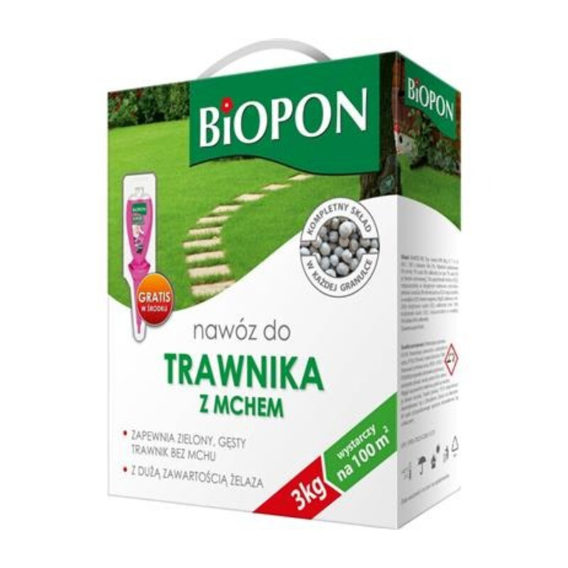 Bopon do trawnika z mchem 3 kg