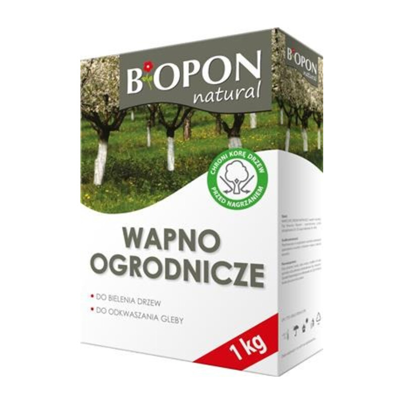 Bopon wapno ogrodnicze do bielenia i odkwaszania gleby 1 kg