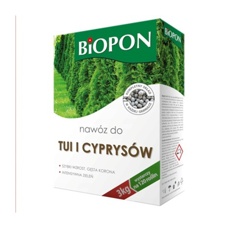 Bopon do tui i cyprysów karton 3 kg