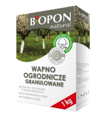 Bopon wapno ogrodnicze granulowane do bielenia i odkwaszania gleby 1 kg