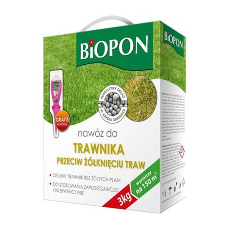 Bopon do trawnika przeciw żółknięciu 3 kg