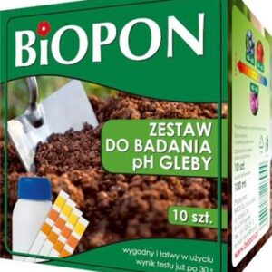 Bopon zestaw do badania PH gleby 10 szt. + 100 ml