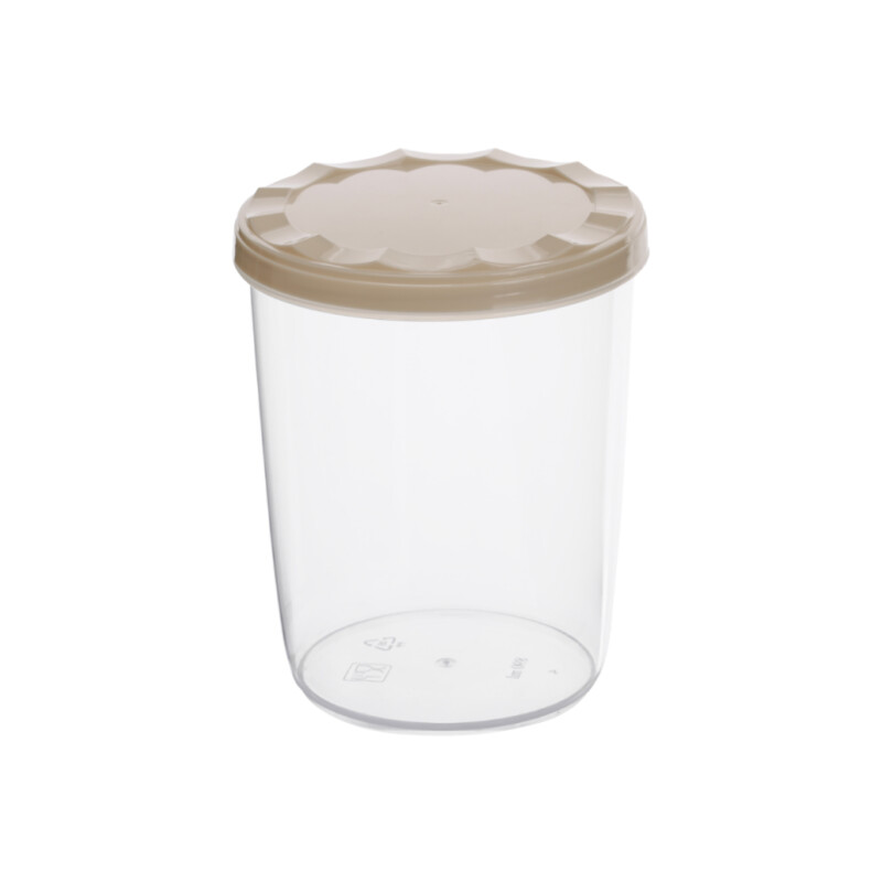 Pojemnik zakręcany PEDRO 890 ml beżowy