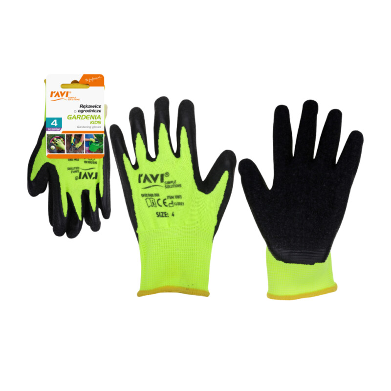 Rękawice ogrodnicze Gardenia KIDS rozmiar 4