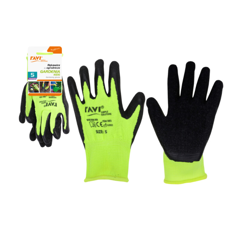Rękawice ogrodnicze Gardenia KIDS rozmiar 5