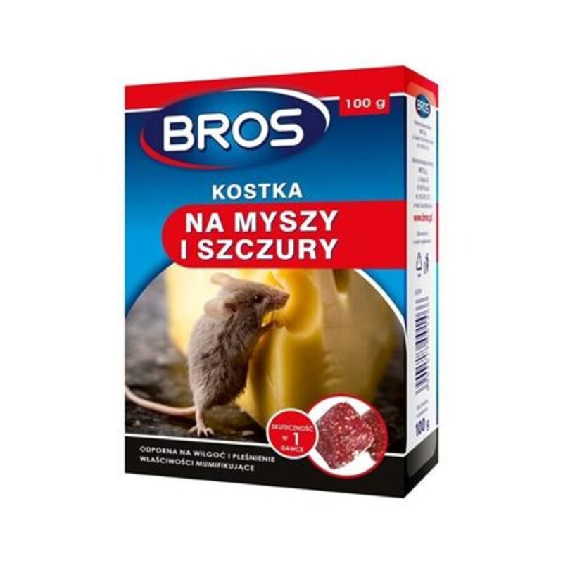 BROS-kostka na myszy i szczury 100 g