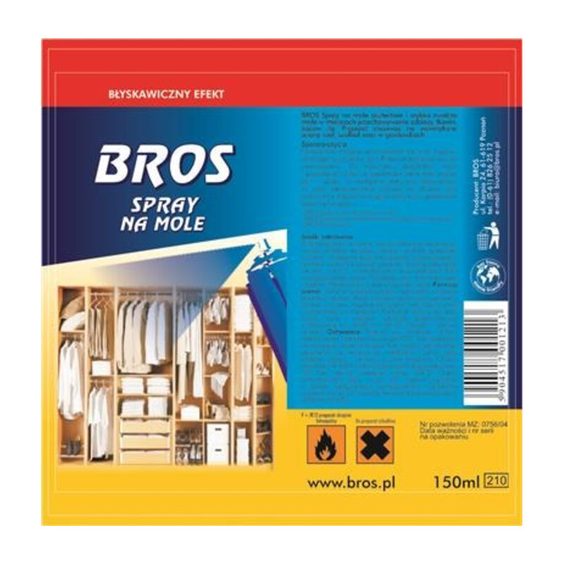 BROS-spray na mole 150 ml