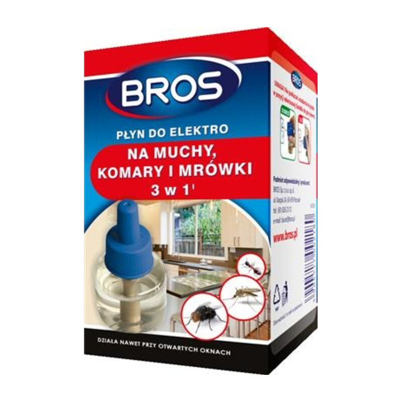 BROS-płyn do elektro na muchy, komary i mrówki