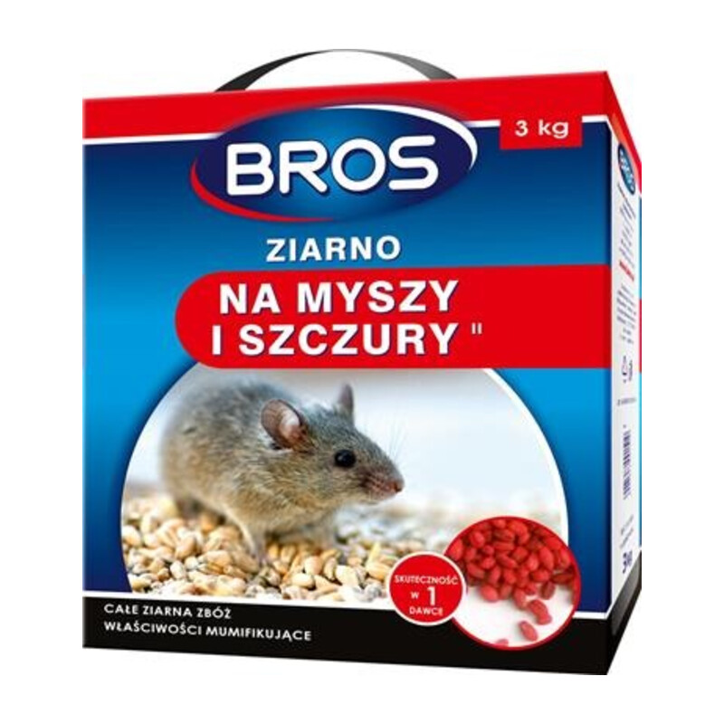 BROS-ziarno na myszy i szczury 3 kg