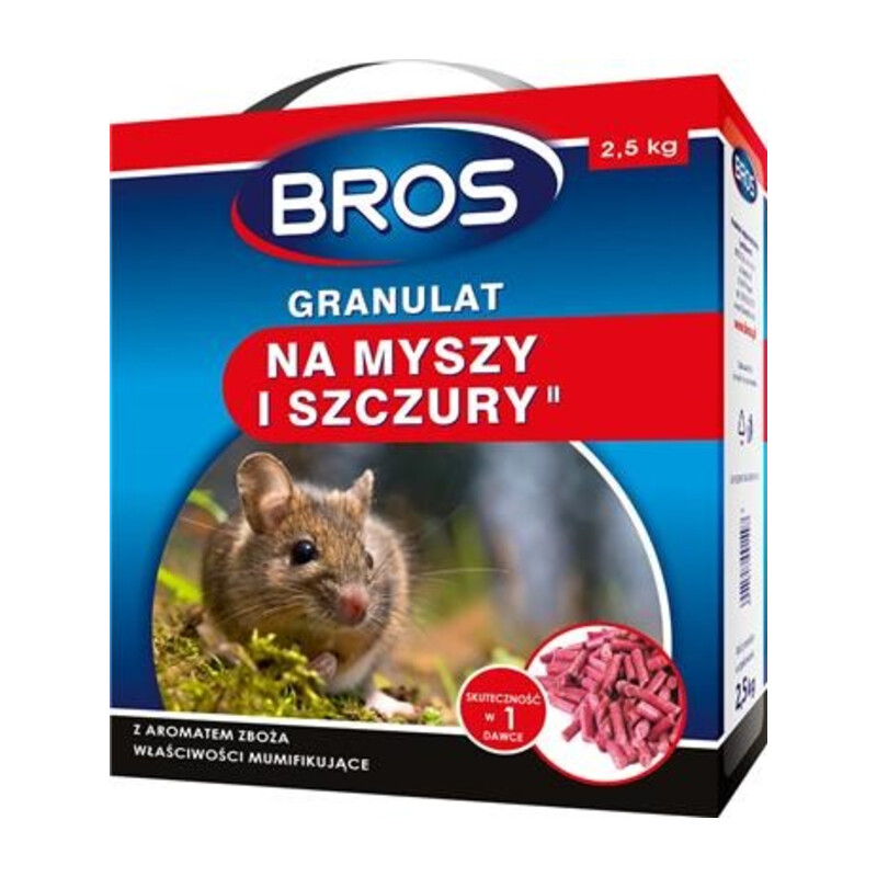 BROS-granulat na myszy i szczury 2.5 kg