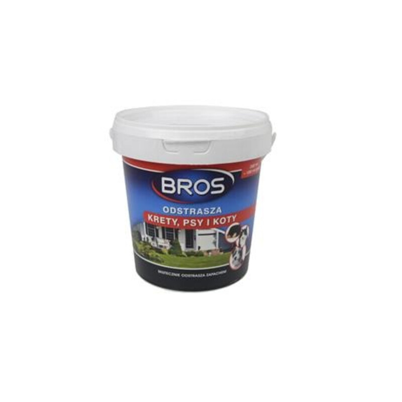 BROS-odstrasza krety, psy i koty 350 ml + 100 ml gratis