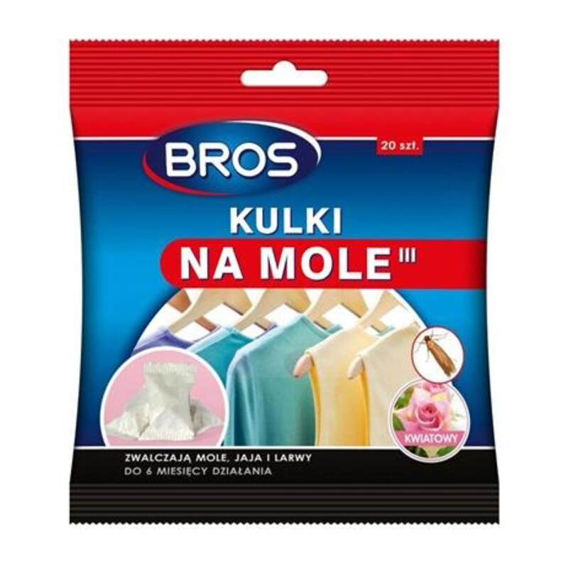 BROS-kulki kwiatowe na mole