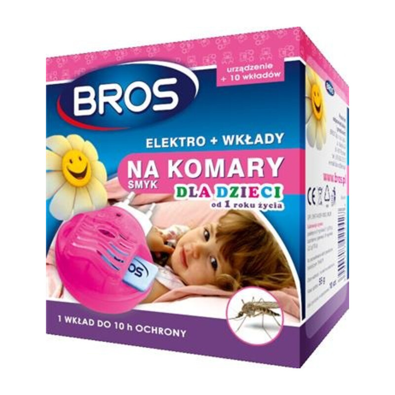 BROS-elektro+ 10 wkładów na komary Smyk
