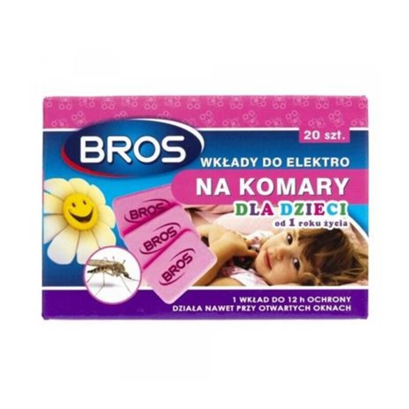 BROS-wkłady do elektro na komary Smyk