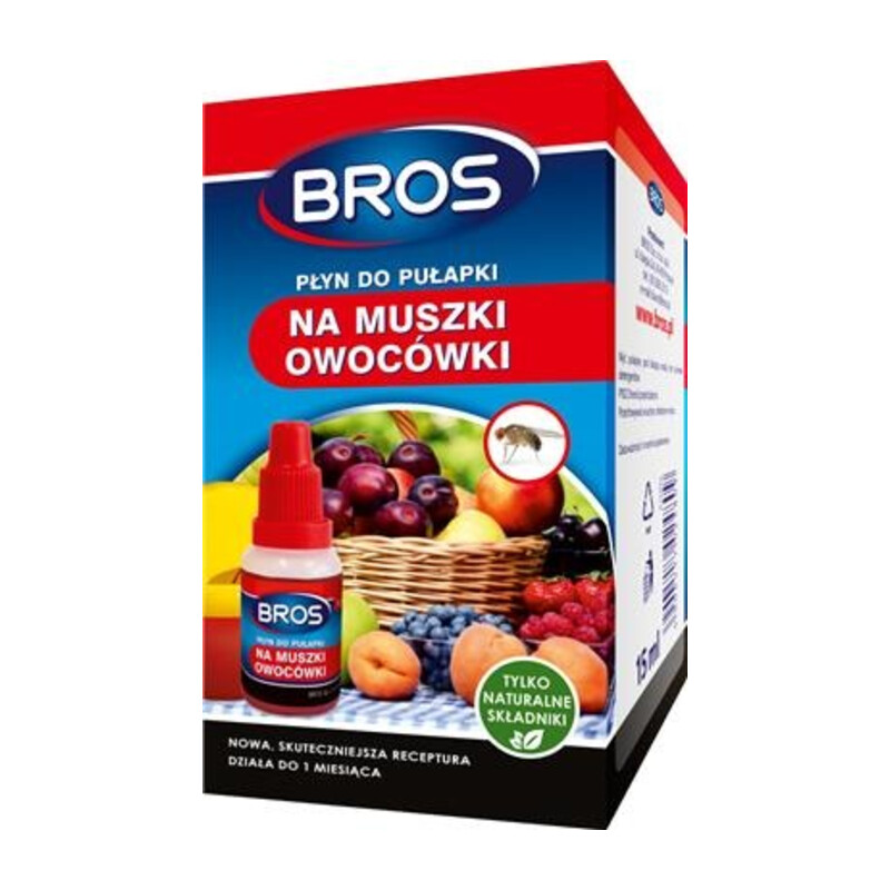 BROS-płyn do pułapki na muszki owocówki 15 ml