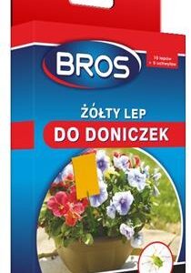 BROS-lep do doniczek żólty