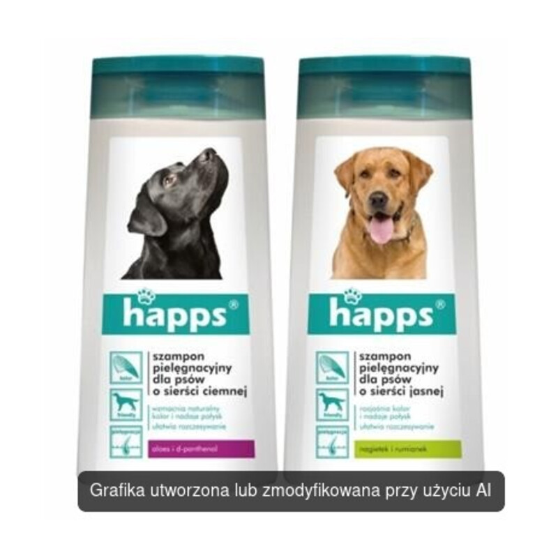 BROS-HAPPS-szampon pielęgnacyjny dla psów o sierści ciemnej 200 ml